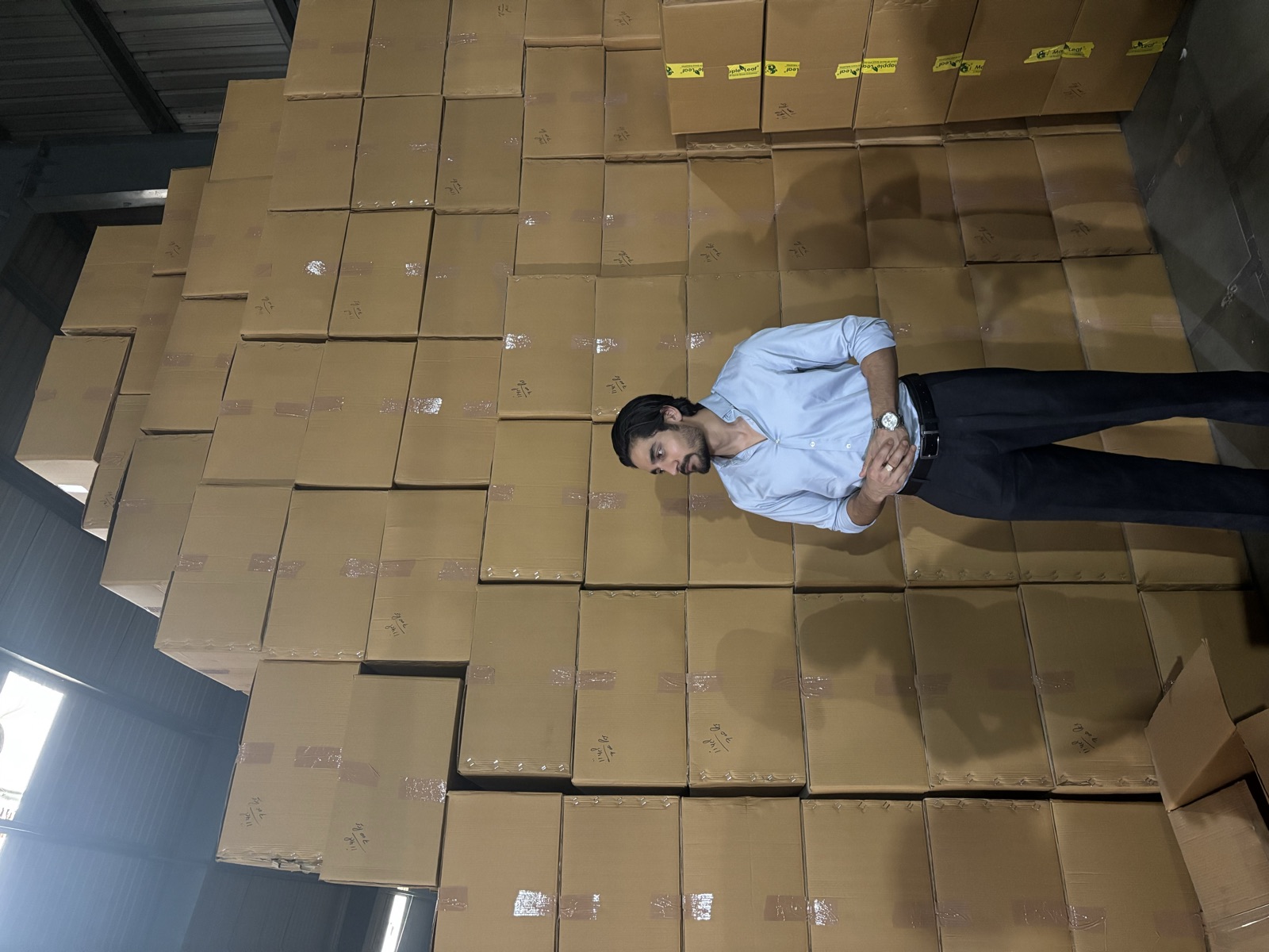 Cartons ready to ship