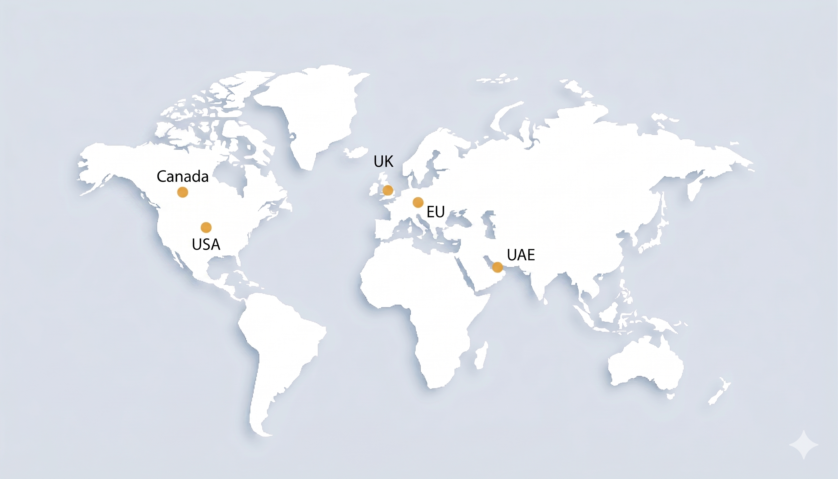 Markets served by BlueDot Exports