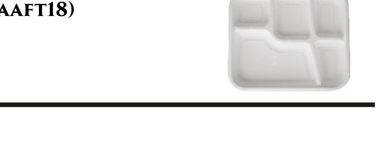 5 Compartment Meal Tray