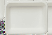 9×9, 3 Compartment Clamshell